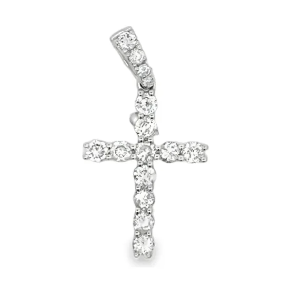 Diamond Cross Pendant Necklace
