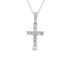 Diamond Cross Pendant Necklace