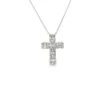 Baguette Diamond Cross Necklace