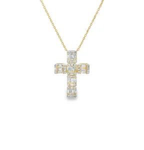 Diamond Cross Pendant Necklace