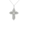 Diamond Cross Pendant Necklace