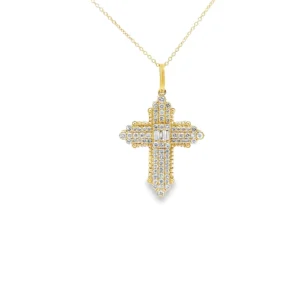 Diamond Cross Pendant Necklace