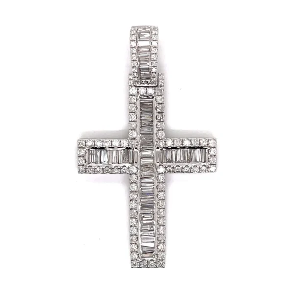 Diamond Cross Pendant Necklace