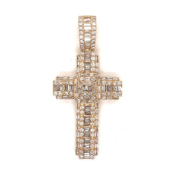 Diamond Cross Pendant Necklace