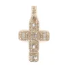 Baguette Diamond Cross Pendant