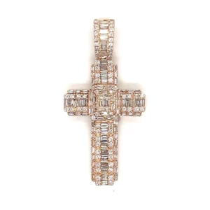 Diamond Cross Pendant Necklace