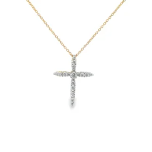 Diamond Cross Pendant Necklace