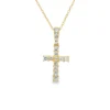Diamond Cross Pendant Necklace