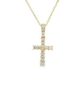 Diamond Cross Pendant Necklace