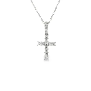 Diamond Cross Pendant Necklace
