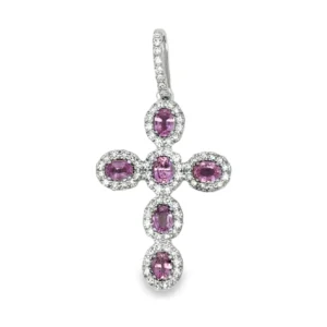 Diamond Cross Pendant Necklace