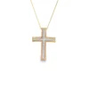 Diamond Cross Pendant Necklace