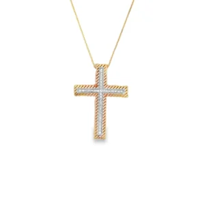 Diamond Cross Pendant Necklace