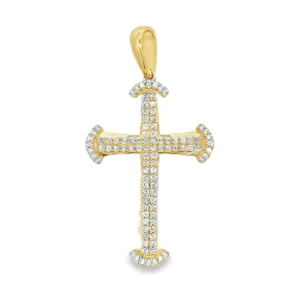 Diamond Cross Pendant Necklace
