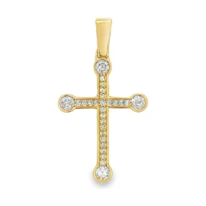 Diamond Cross Pendant Necklace