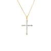 Diamond Cross Pendant Necklace