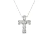 Diamond Cross Pendant Necklace