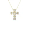 Baguette Diamond Cross Pendant