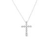 Bezel Diamond Cross Pendant