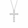 Diamond Cross Pendant Necklace