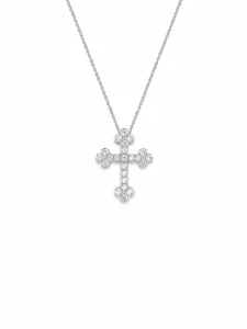 Diamond Cross Pendant Necklace