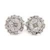Cluster Diamond Stud Earrings