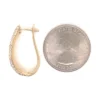 Baguette Diamond Huggie Earrings