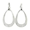 Teardrop Diamond Dangle Earrings