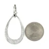 Teardrop Diamond Dangle Earrings