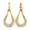 Teardrop Diamond Dangle Earrings