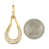 Teardrop Diamond Dangle Earrings