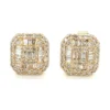 Baguette Diamond Stud Earrings