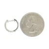 Diamond Huggie Hoop Earrings