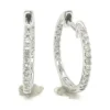 Diamond Hoop Earrings