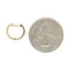 Diamond Huggie Hoop Earrings