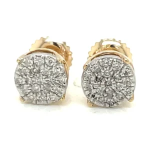 Round Diamond Stud Earrings