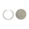 Diamond Pavé Hoop Earrings