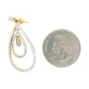 Teardrop Diamond Drop Earrings