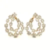 Baguette Diamond Teardrop Earrings