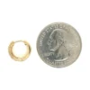 Baguette Diamond Huggie Earrings