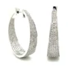 Pavé Diamond Hoop Earrings