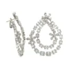 Diamond Teardrop Dangle Earrings