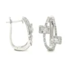 Baguette Diamond Hoop Earrings