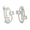 Baguette Diamond Hoop Earrings