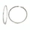 Diamond Inside-Out Hoop Earrings