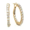 Diamond Hoop Earrings