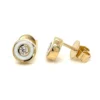 Enamel Diamond Stud Earrings
