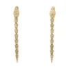 Snake Diamond Dangle Earrings