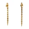 Snake Diamond Dangle Earrings