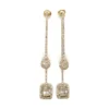 Diamond Dangle Drop Earrings